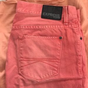 Express denim crop pants